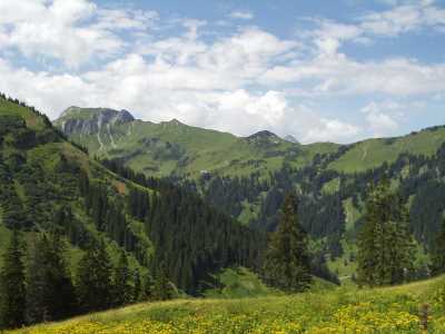 Die Aussicht von der Nesselwngler Edenalpe